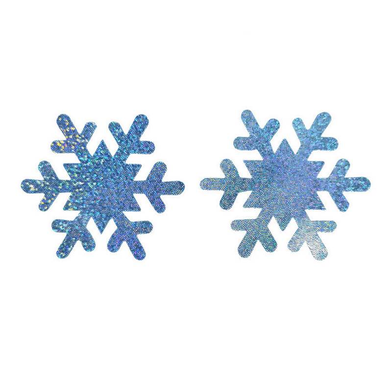 Christmas Disposable Snowflake Nipple Cover